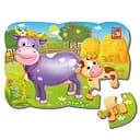 Пазли на магніті Vladi Toys Корова та теля, 12 елементів (VT3205-74)