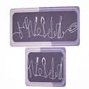 Набір килимків для кухні Yiwu HP-42-13V 99х38 см / 57х38 см 2 шт. фіолетовий 