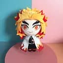 М'яка іграшка Кеджуро Ренгоку з аніме Клинок, що розсікає демонів / demon slayer