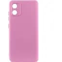 Чохол Silicone Cover Lakshmi Full Camera (AA) для Motorola Moto E13 Рожевий / Pink