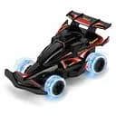 Радіокерована машинка ZJ 23053 A-03, футуристичний дизайн, пульт 2.7 GHz, акумулятор 3.6 V, з підсвічуванням, Чорна