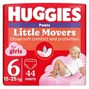 Підгузки-трусики для дівчаток Huggies Little Movers Pants 6 (15-25 кг) 44 шт.