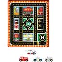 Килимок ігровий Melissa & Doug Рятувальні автомобілі з машинками (MD19406)