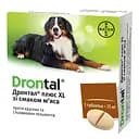 Таблетка от глистов для собак Elanco Drontal Plus XL со вкусом мяса 1 шт.
