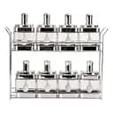 Набор емкостей для сыпучих продуктов TS Kitchen HP531FS1034Y 8 шт с крышкой и ложкой хром