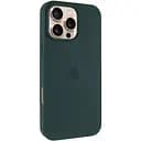 Чохол Epik Silicone Case Full Protective AA для Apple iPhone 16 Pro Max 6.9 Зелений/Forest green