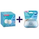 Набір: Одноразові лактаційні вкладиші Canpol babies 60 шт. + Накладки для сосків Canpol babies EasyStart розмір L 2 шт.