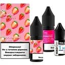 Набор компонентов для самозамеса солевой жидкости для вейпа Flavorlab P1 10 мл 0-50 мг Strawberry Red Bull Клубника Ред Булл (15440)