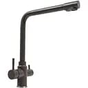 Смеситель под фильтр Platinum KT 8201 (8626) поворотный двухрычажный из нержавеющей стали