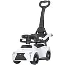 Детская каталка-толокар Bambi M 4579-1 - безопасность, комфорт и веселье в каждой поездке, белый.