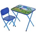 Детский столик Bambi M 5963-4 Свинка Пеппа складной со стульчиком овощи-фрукты