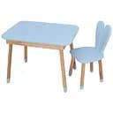 Дитячий столик Bambi 04-027BLAKYTN-TABLE для творчості зі стільчиком 60х60 см