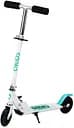 Самокат Qkids Flo Blue-black, білий з бірюзовим (HUBA00012)