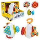 Погремушка Солнечный зайчик, тактильная, подвижные части, 13.5x10 см, 14.5x12.5x12 см