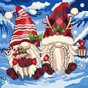 Набор для росписи ArtCraft Рождественские гномы 40x40 см (12019-AC)