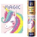 Картина по номерам стикерами Умняшка Единорог 33х48 см 1200 стикеров 1784