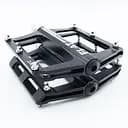 Педалі велосипедні алюмінієві Shanmashi Flat 0.1plus на промпідшипниках Чорний з білим (G0000259)