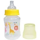 Пляшечка для годування Курносики з широкою шийкою 250 мл жовта (7006 жовт)