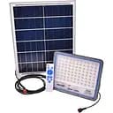 Светодиодный переносной LED прожектор-фонарь с солнечной панелью влагозащита IP66 6000К 176led 400Вт