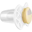 Пустышка Nuvita 7085 Air55 Cool симметрическая 6m+ LOVE желто-серая NV7085SC