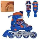 Ролики раздвижные Profi A4146-S-BL размер(31-34)