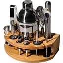 Стильний Коктейльний Набір від Whiskey Stones на 11 практичних  предметів із підставкою
