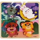 Дерев'яні пазли-вкладиші Bambi 58570 Щур