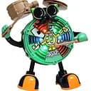 Детский барабан LD 178 A интерактивный с музыкой, палочками и регулировкой громкости