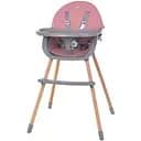 Стульчик для кормления El Camino ME 1111 LUMI Обивка из экокожи, розовый