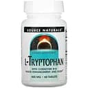 Аминокислота Source Naturals L-Tryptophan with Coenzyme B-6 500 мг 60 таблеток