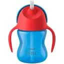 Чашка з трубочкою Philips Avent 9+ міс. 200 мл синя з червоним (SCF796/01)