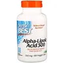 Альфа-ліпоєва кислота Doctor's Best Alpha-Lipoic Acid 300 мг 180 капсул