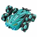 Радіокерована трюкова машина-всюдихід JD 155-13 A-01, з парогенератором та підсвічуванням, акумулятор 3.7V, пульт 2.4GHz, блакитна