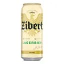 Пиво світле Zibert Lagerbier пастеризоване 4.4% 0.5 л з/б