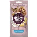 Ласощі кремові для собак та котів Delickcious молоко з сиром 60 г (4х15 г)