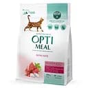 Сухой корм для взрослых кошек Optimeal, с высоким содержанием телятины, 0,2 кг (B1890201)