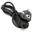 Шнур мережевий Ritar Єврокабель живлення 3x0.75 мм 1.8 м чорний