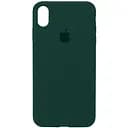Чохол Epik Silicone Case Full Protective AA для Apple iPhone XS Max 6.5 Зелений/Forest green