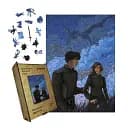 Деревянный фигурный пазл Всадники Драконов, А2, Деревянная коробка 300+ элементов