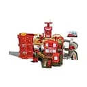 Трек ZX 064 A Пожарная станция звук, подсветка, 3 машинки, механический подъемник