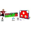 Футбольні ворота 82x43x65 см, накладка для тренування влучності, м’яч, насос MR1398