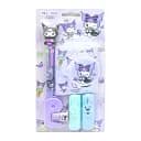 Набір Блокнот Зайчик Kuromi, 64 аркуші, ручка, 2 маркери, 2 скотчі, диспенсер