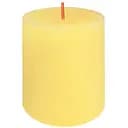 Свічка Bolsius Рустік Shine стовпчик 80х68 мм світло-жовта