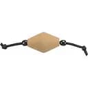 Игрушка Trixie для кошек Мяч для регби на шнурке CityStyle бежево-черный 4х17 см