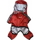 Дощовик для собак Ginger 3XL Плащівка світловідбивний червоний Д-50 см ОГ-78 см ОШ-48 см
