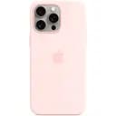 Чехол Silicone Case with MagSafe для Apple iPhone 15 Pro Max Light Pink AAA [93259]