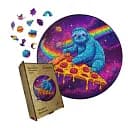 Деревянный фигурный пазл Чиловой Линивец, А1, Деревянная коробка 500+ элементов