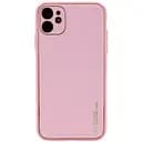 Чехол Epik кожаный Xshield для Apple iPhone 12 6.1 Розовый/Pink