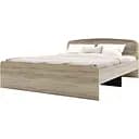 Ліжко двоспальне Еверест Асторія без ящиків 160х200 см сонома + трюфель (EVR-2083)