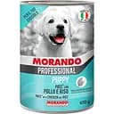 Консервований корм для цуценят Morando Professional паштет з куркою та рисом 400 г